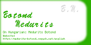 botond medurits business card